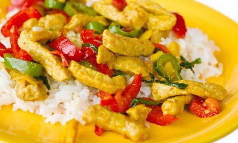 Рецепт куриное рагу с грибами и перцами