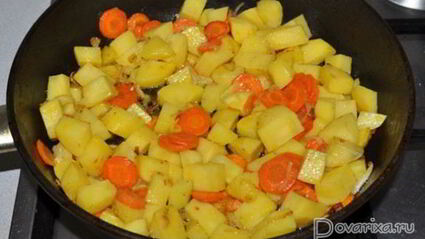 куриное рагу с овощами