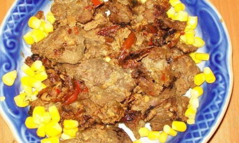 Рецепт медовое рагу из говядины