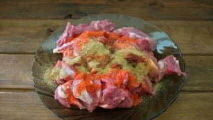 мясное рагу с баклажанами