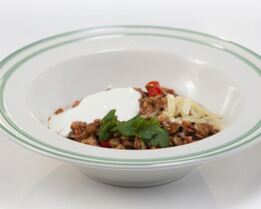 Острое рагу из индейки с чечевицей