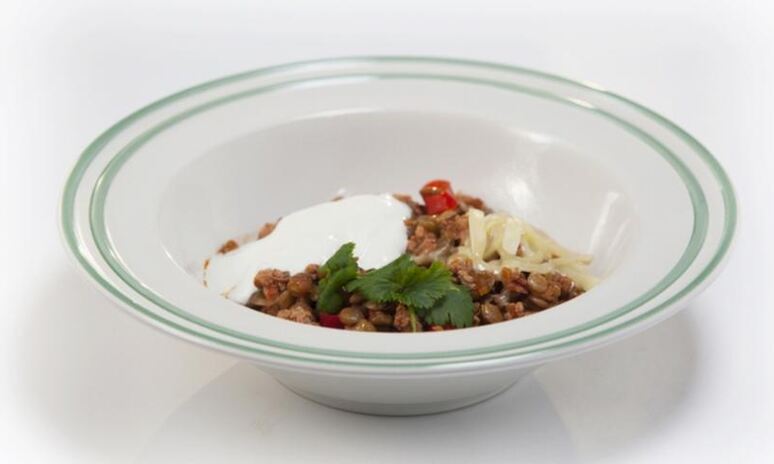 Рецепт острое рагу из индейки с чечевицей