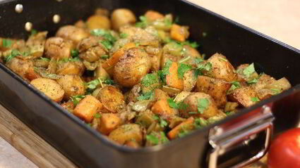 овощное рагу — постное блюдо