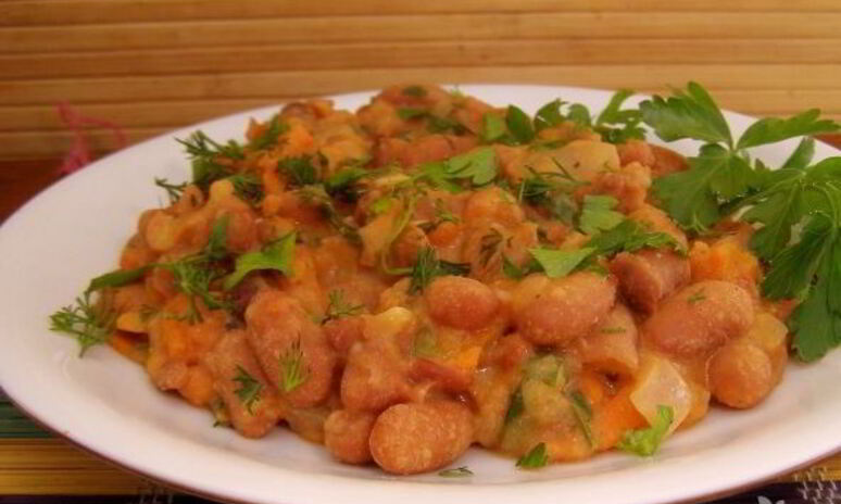 Рецепт овощное рагу с фасолью