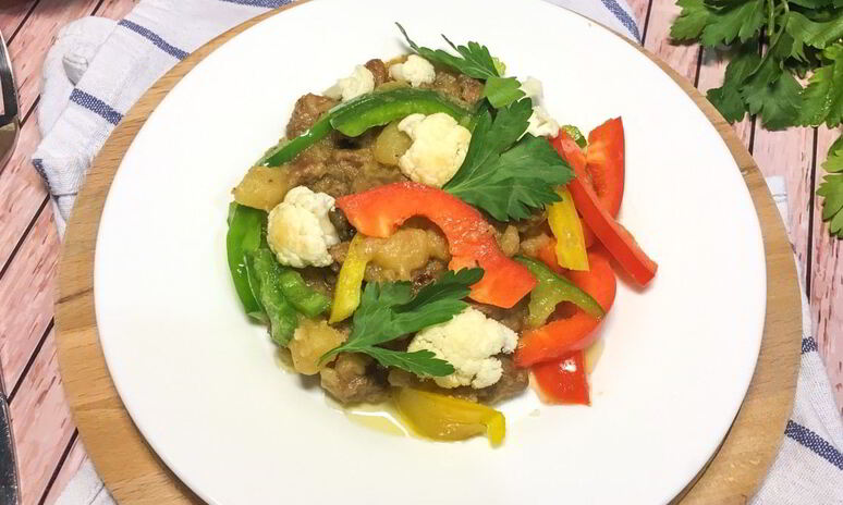 Рецепт овощное рагу с говядиной