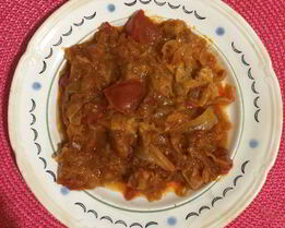 Овощное рагу с капустой