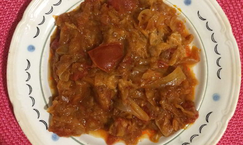 Рецепт овощное рагу с капустой