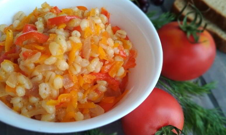 Рецепт овощное рагу с перловой крупой