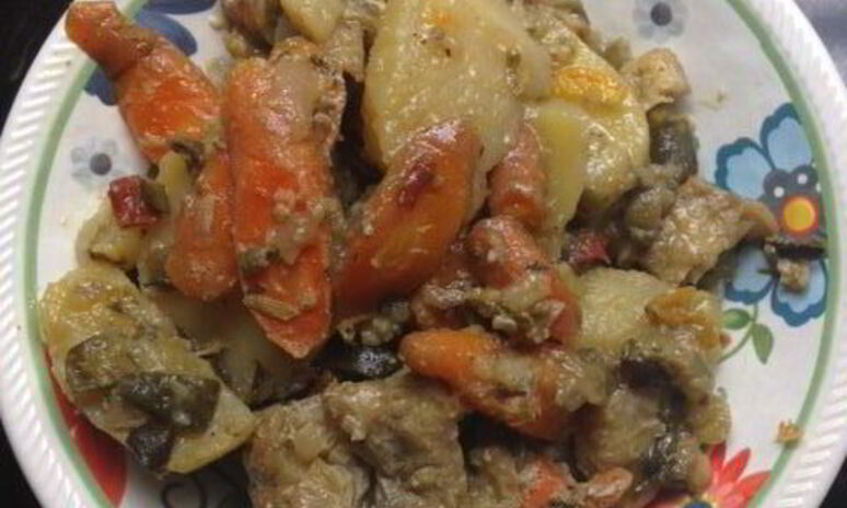 Рецепт овощное рагу с рыбой