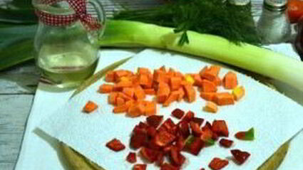 овощное рагу со свининой в духовке