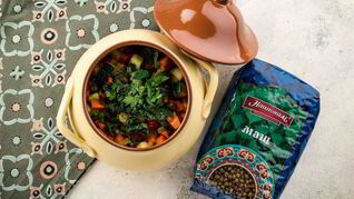 Овощное рагу, запеченное в горшочках