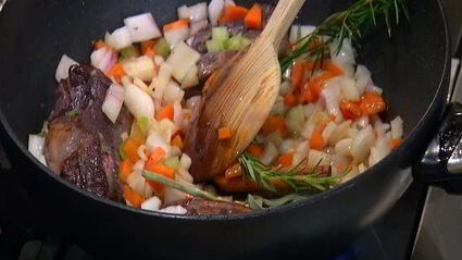 паста с рагу из утки