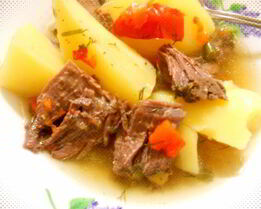 Простое и вкусное рагу с мясом гуся