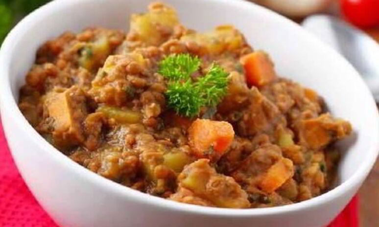 Рецепт пряное рагу из чечевицы