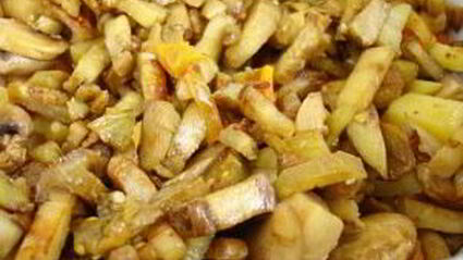 рагу из кабачков с грибами