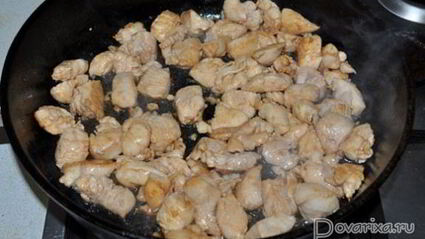 рагу из куриного филе со сладким перцем