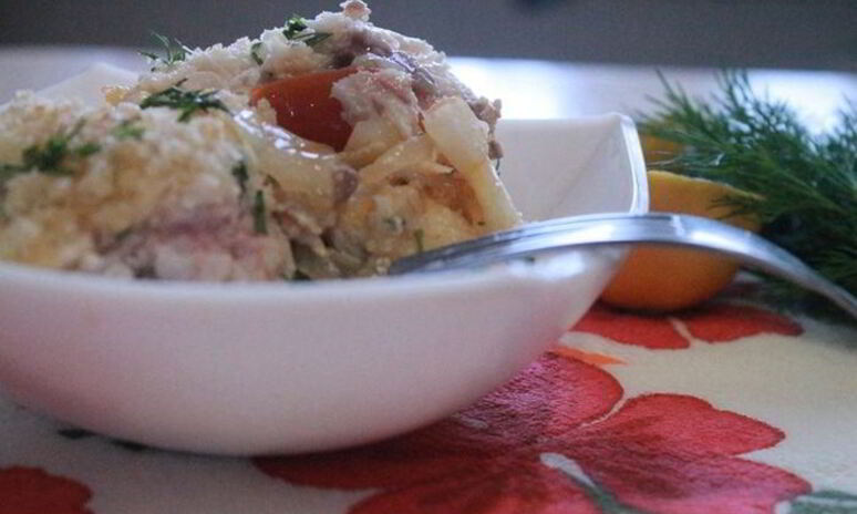 Рецепт рагу рыбное из духовки