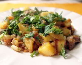 Рагу с бараниной и картошкой