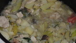 Рагу с грибами в мультиварке