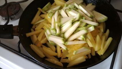 рагу с кабачками