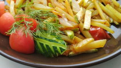 рагу с кабачками