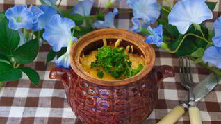 Рагу в горшочках с мясом