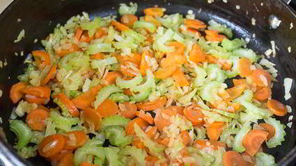 томатное рагу из морепродуктов