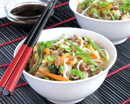 Рисовая лапша по-японски