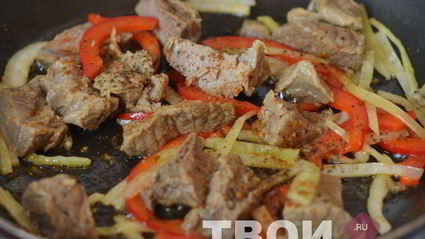 рисовая лапша с говядиной