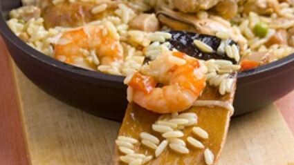 курица с ризотто