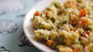 Пестрый ризотто из пшена