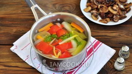 постное ризотто с грибами