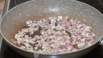 постное ризотто со спаржей и шампиньонами