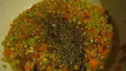 ризотто из чечевицы