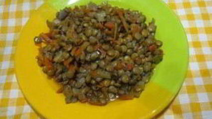 ризотто из чечевицы