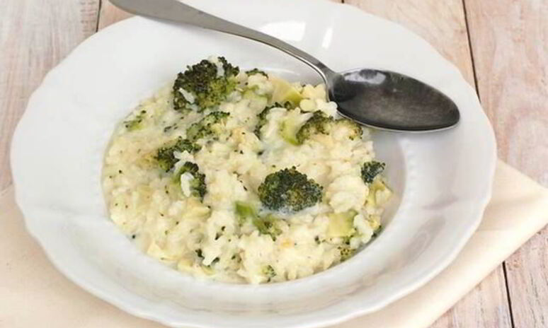 Рецепт ризотто с брокколи и пармезаном