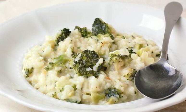 Рецепт ризотто с брокколи и поджаренными орешками кешью