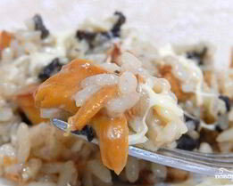 Ризотто с грибами в мультиварке