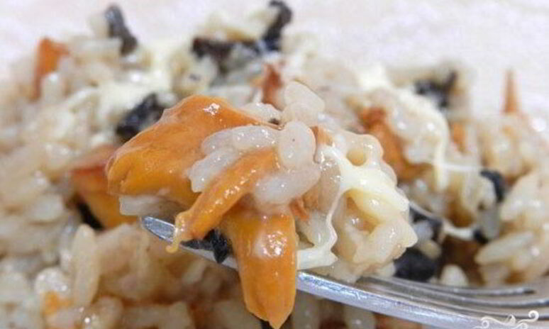 Рецепт ризотто с грибами в мультиварке