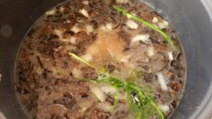 ризотто с грибами в мультиварке