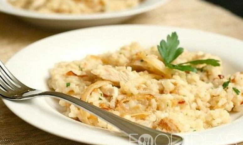 Рецепт ризотто с кальмарами