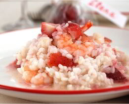 Ризотто с клубникой