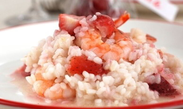 Рецепт ризотто с клубникой