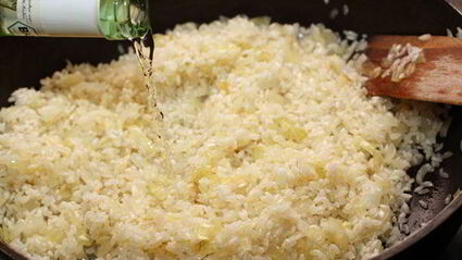 ризотто с креветками