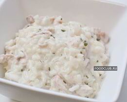 Ризотто с курицей в мультиварке