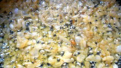 ризотто с лисичками