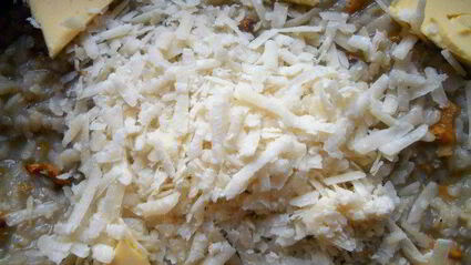 ризотто с лисичками