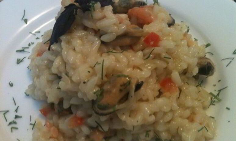 Рецепт ризотто с морепродуктами