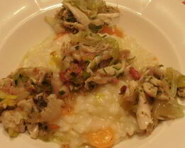 Ризотто с морковью и курицей