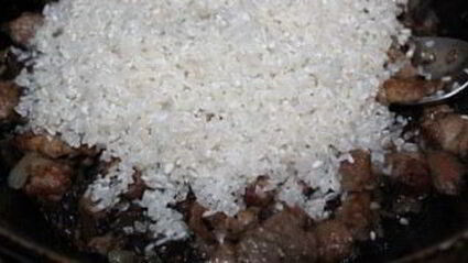 ризотто с мясом